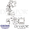 Grohe Blue Professional L-Spout Kit Dimensions